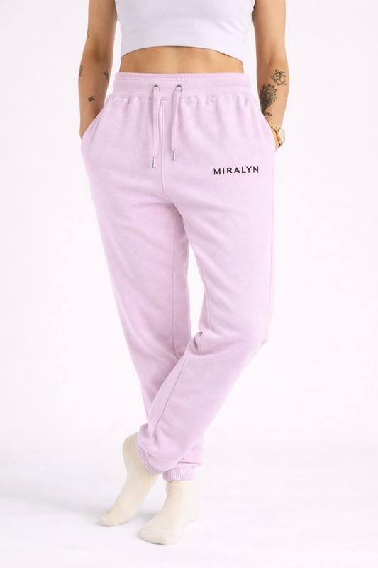 Classic Comfort Unisex Joggers | Quiet Motion Collection | Soft Petal Pink