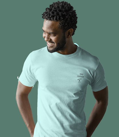 Stay Curious | Unisex Classic Crew T-Shirt| Corner Notes Collection