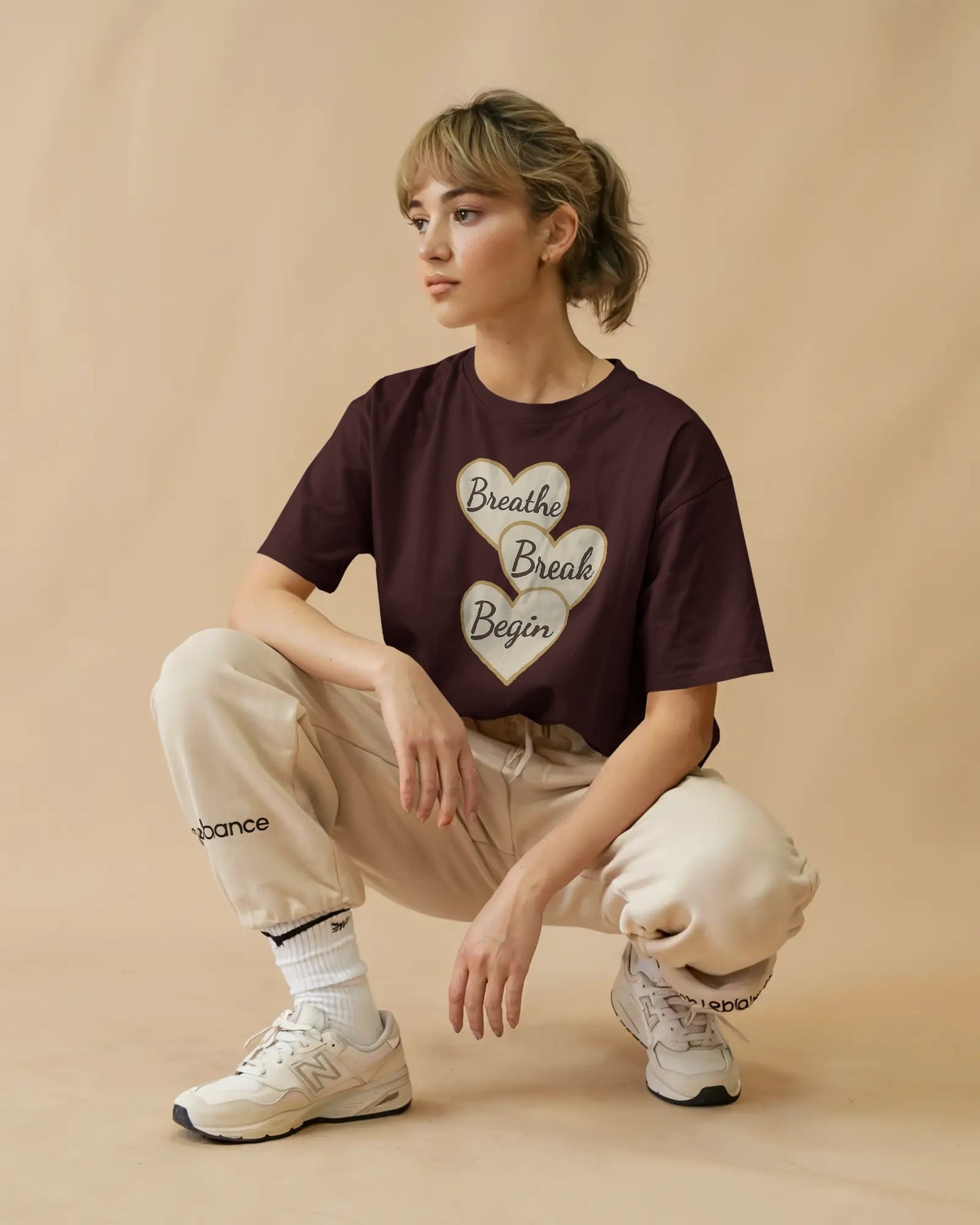 Breathe Break Begin | Unisex Elevated Premium Cotton T-Shirt| Lumina Collection