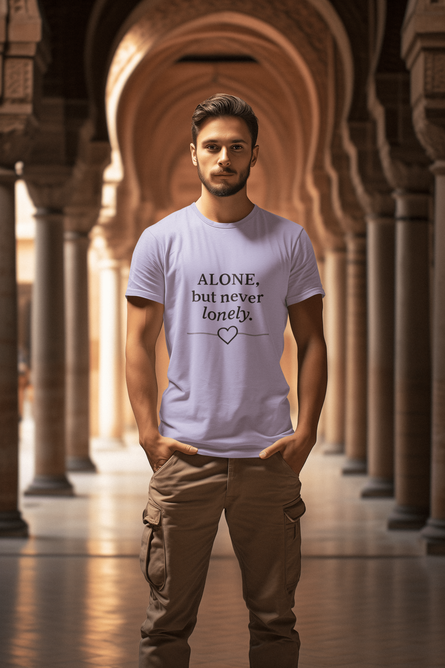 alone_never_lonely_front_female_model_lavender