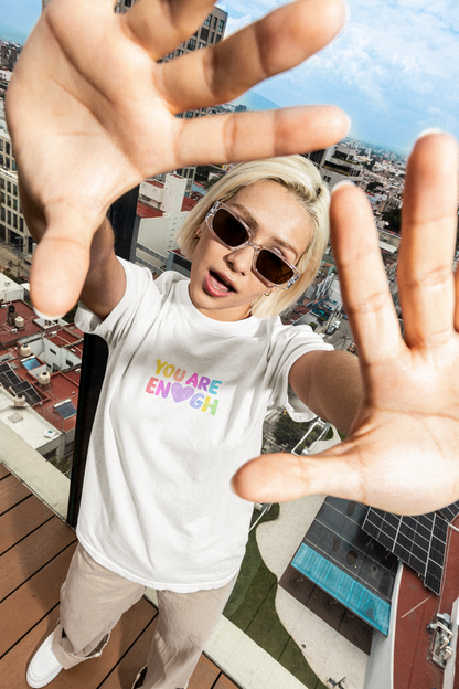 You are Enough | Unisex Terry Oversized T-Shirt | Colour Escape