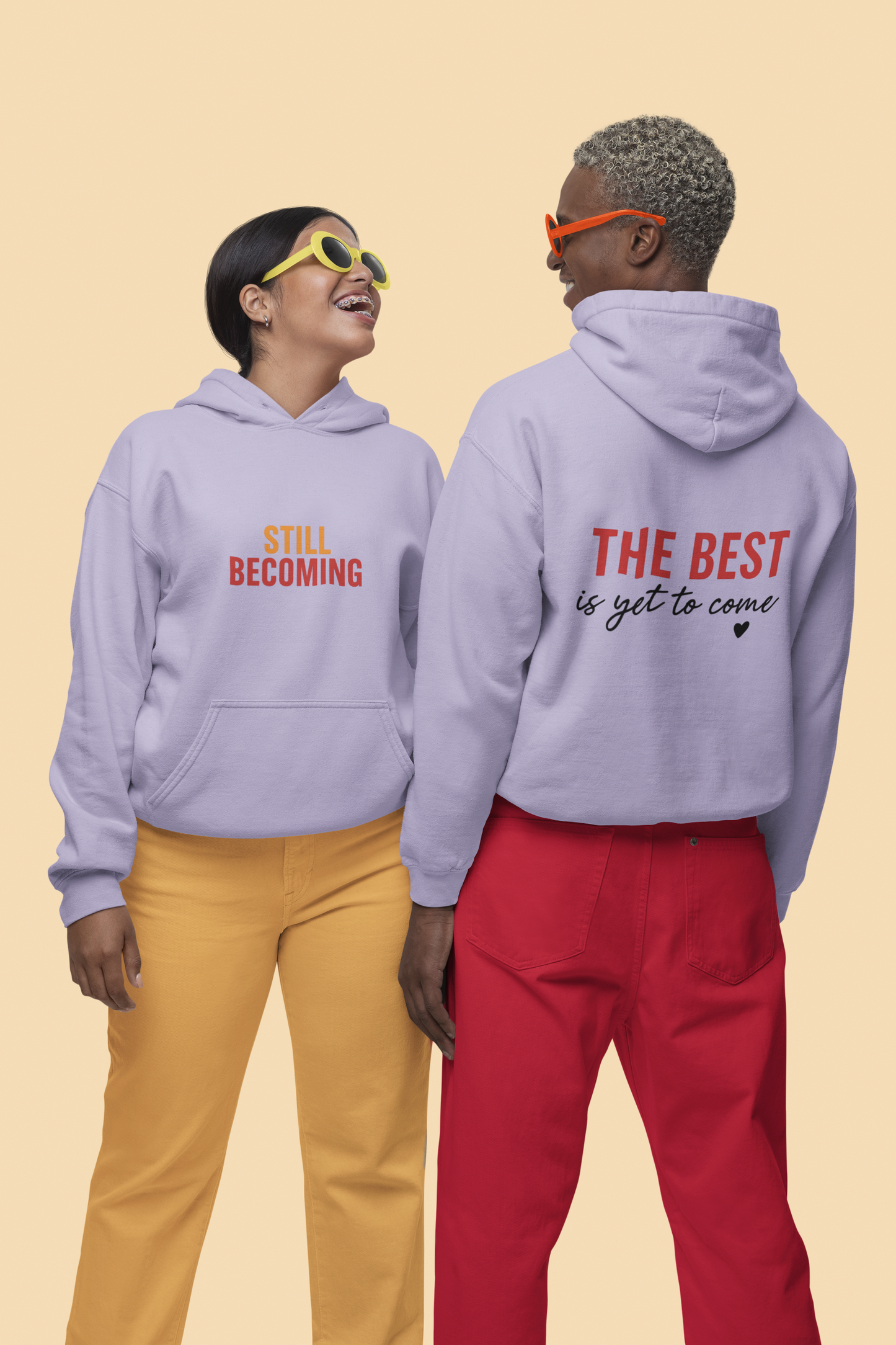 Still becoming| The best is yet to come |Unisex Oversized Hoodie| Echo Collection