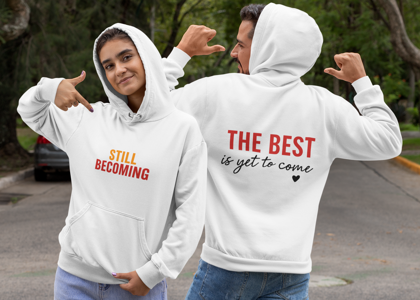 Still becoming| The best is yet to come |Unisex Oversized Hoodie| Echo Collection
