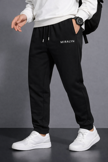 Classic Comfort Unisex Joggers | Quiet Motion Collection | Inkwell Black