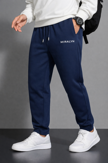 Classic Comfort Unisex Joggers | Quiet Motion Collection | Deep Sea Blue