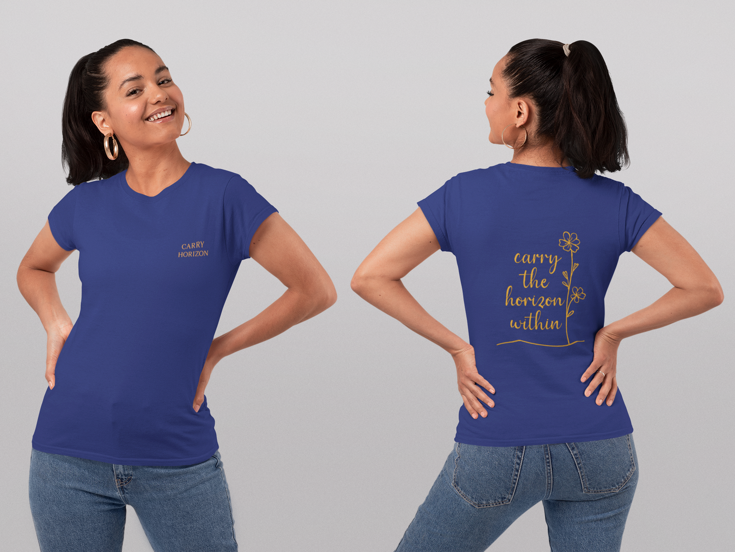 Carry the horizon within| Unisex Oversized Classic T-Shirt| Wander Escape Collection