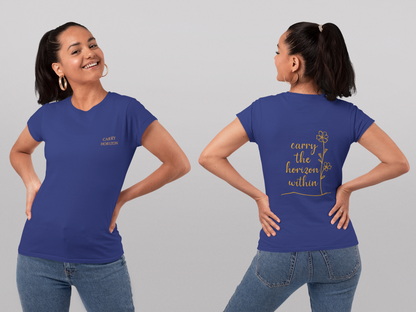 Carry the horizon within| Unisex Oversized Classic T-Shirt| Wander Escape Collection