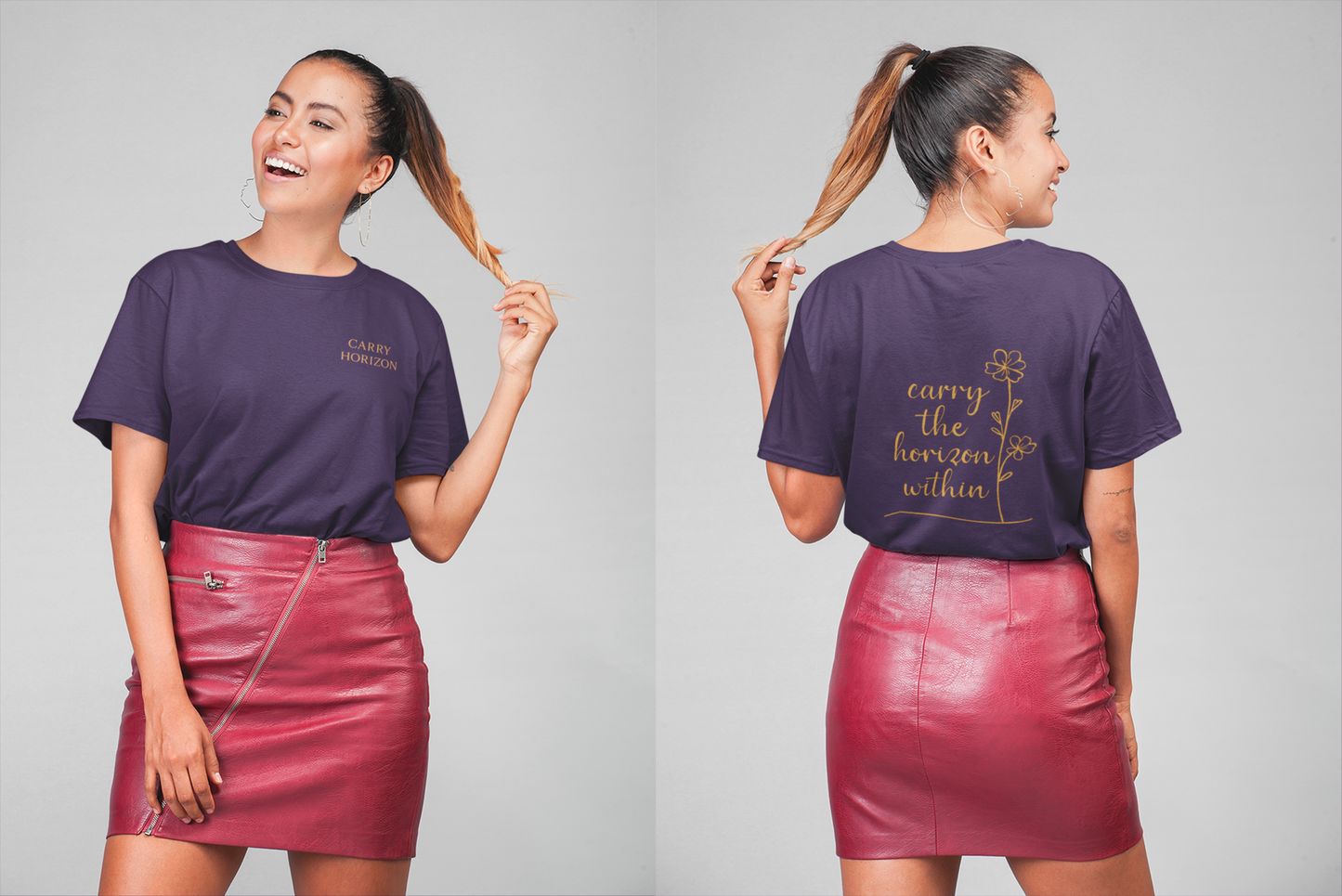 Carry the horizon within| Unisex Oversized Classic T-Shirt| Wander Escape Collection