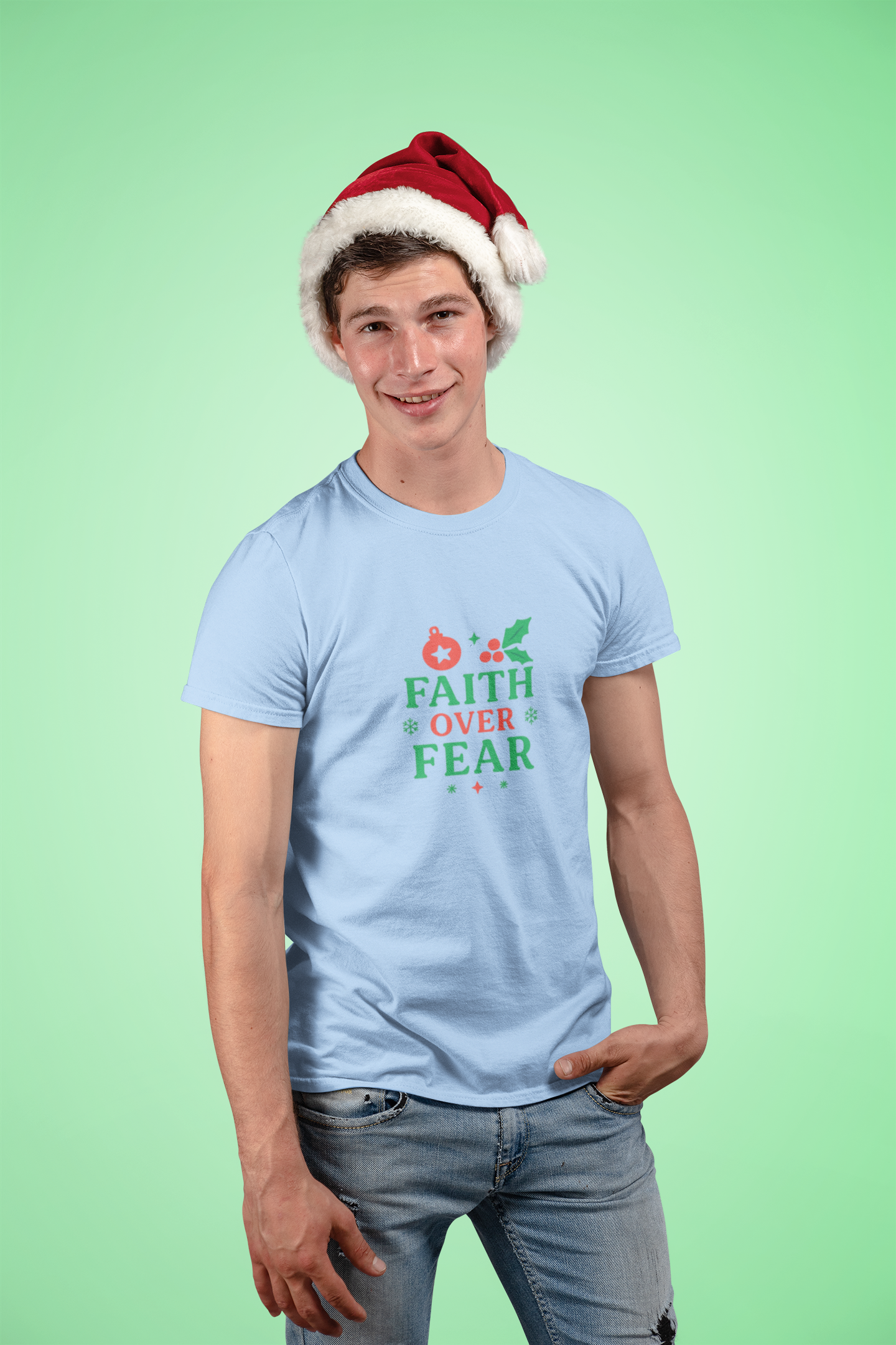 Faith Over Fear | Unisex Classic Crew T-Shirt | Healing Collection