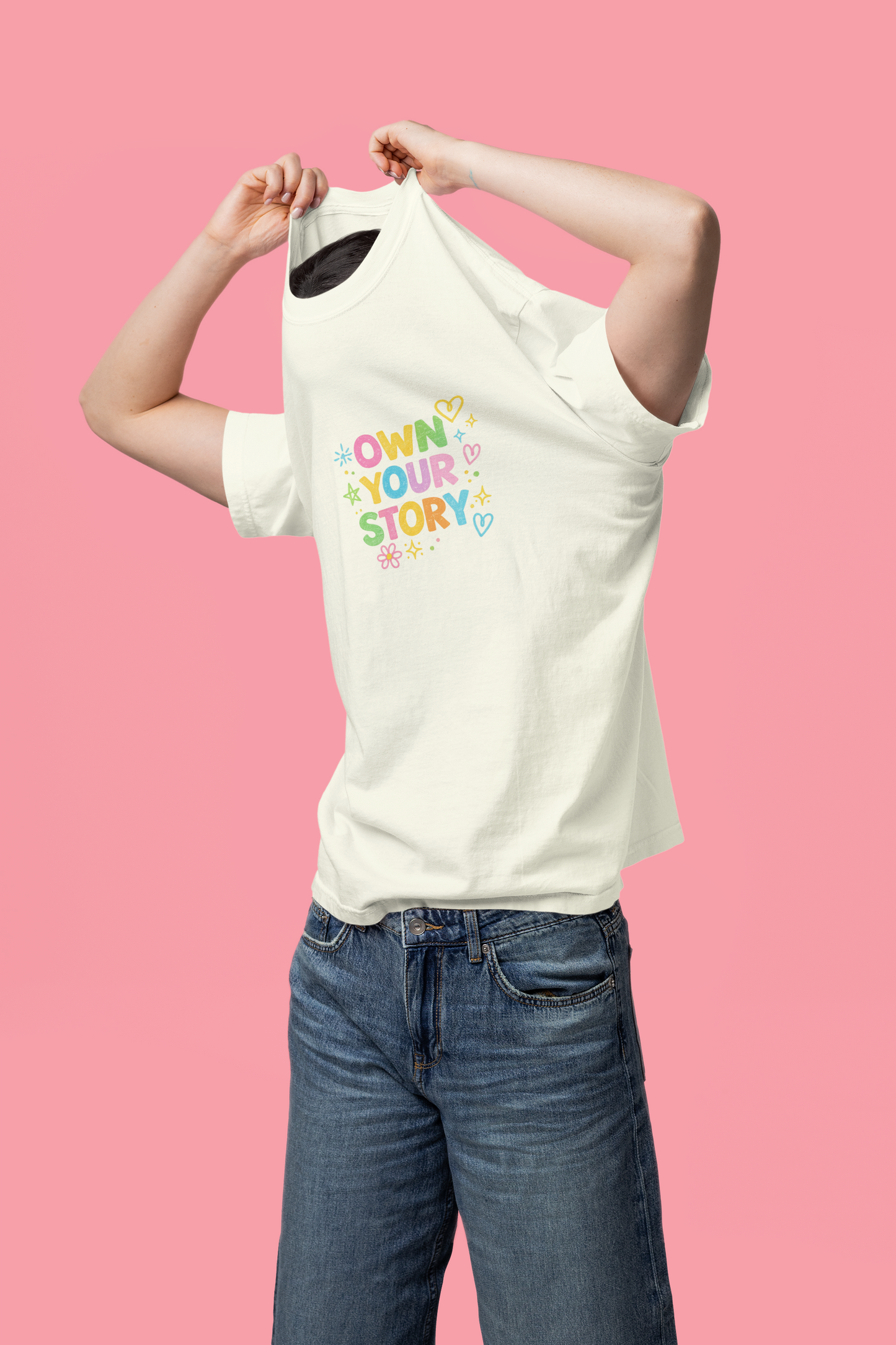 Own your story | Unisex Terry Oversized T-Shirt | Colour Escape