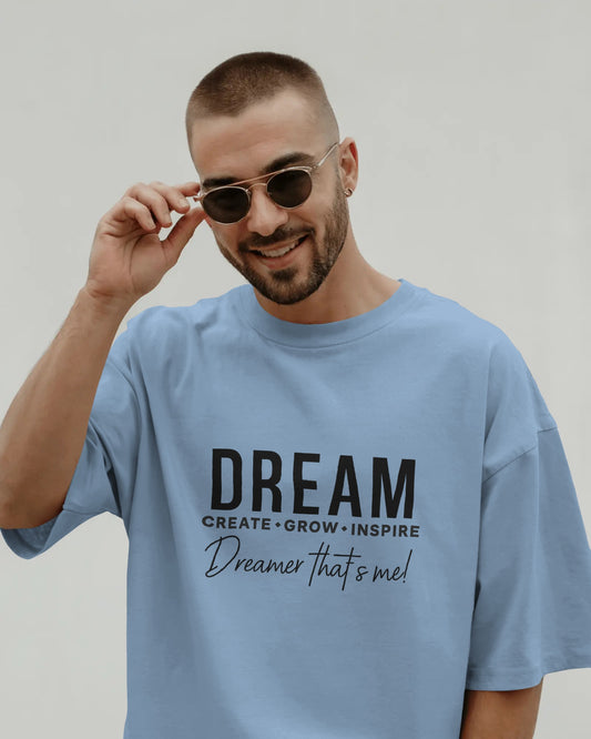 Dream | create grow inspire| Unisex Oversized Classic T-Shirt| Wander Escape Collection