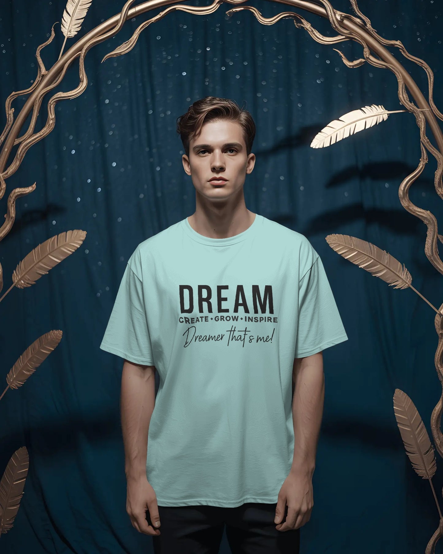 Dream | create grow inspire| Unisex Oversized Classic T-Shirt| Wander Escape Collection