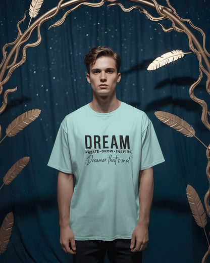 Dream | create grow inspire| Unisex Oversized Classic T-Shirt| Wander Escape Collection