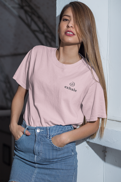 Exhale| Unisex Classic Crew T-Shirt| Corner Notes Collection