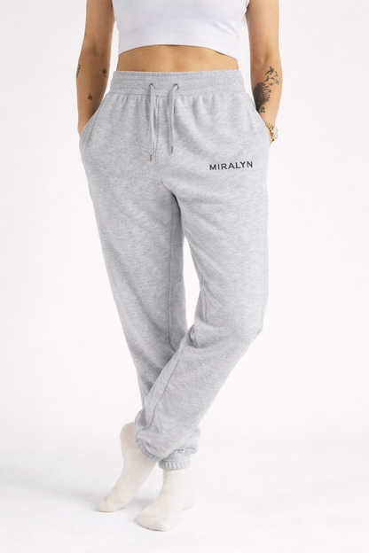 Classic Comfort Unisex Joggers | Quiet Motion Collection | Grey Melange