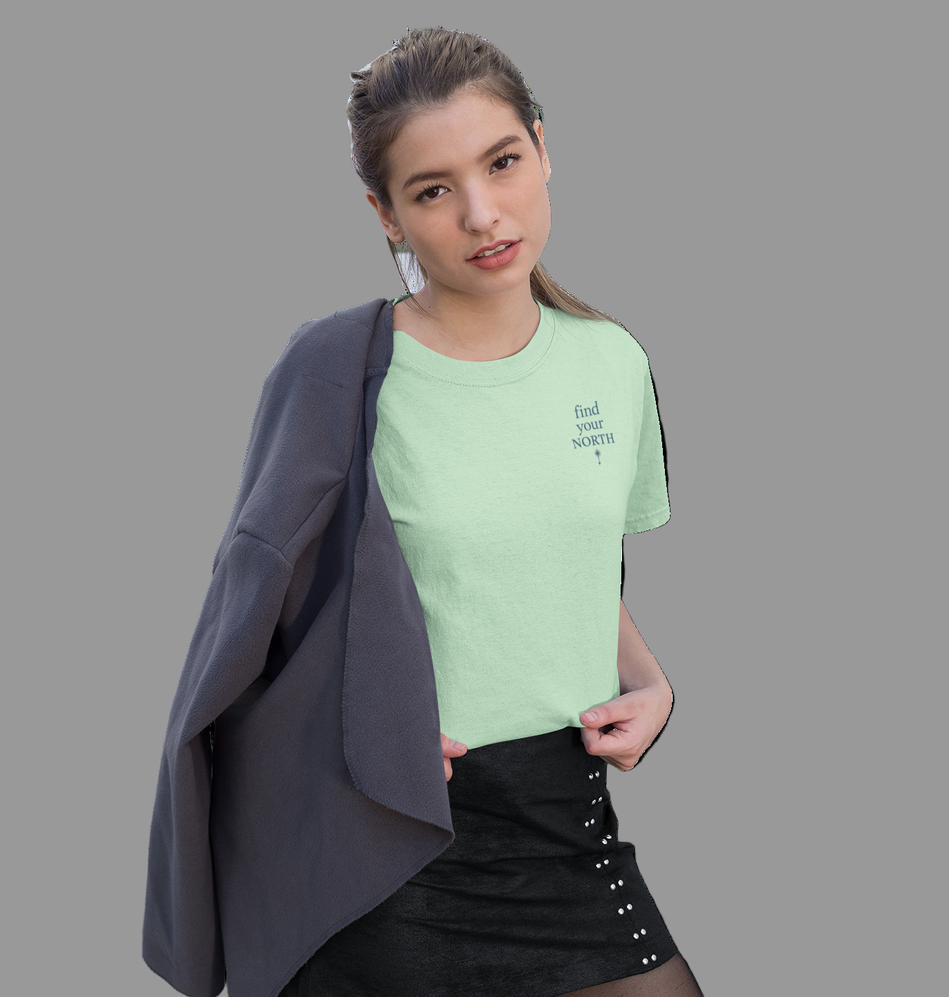 Find Your North |Unisex Classic Crew T-Shirt| Corner Notes Collection