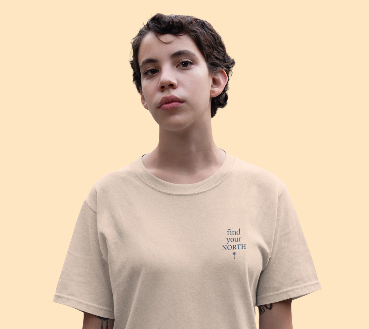 Find Your North |Unisex Classic Crew T-Shirt| Corner Notes Collection