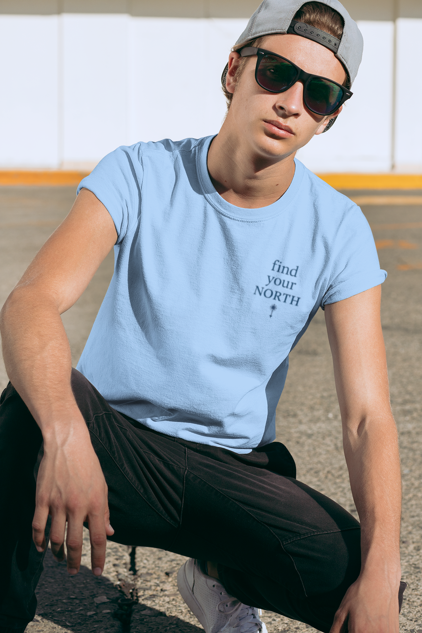 Find Your North |Unisex Classic Crew T-Shirt| Corner Notes Collection