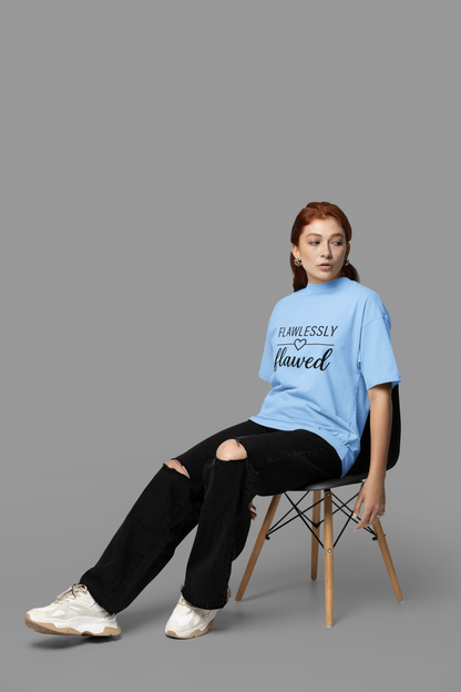 Flawlessly  Flawed |Unisex Classic Crew T-Shirt| Healing Escape Collection