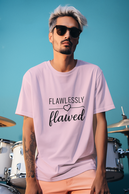 Flawlessly  Flawed |Unisex Classic Crew T-Shirt| Healing Escape Collection
