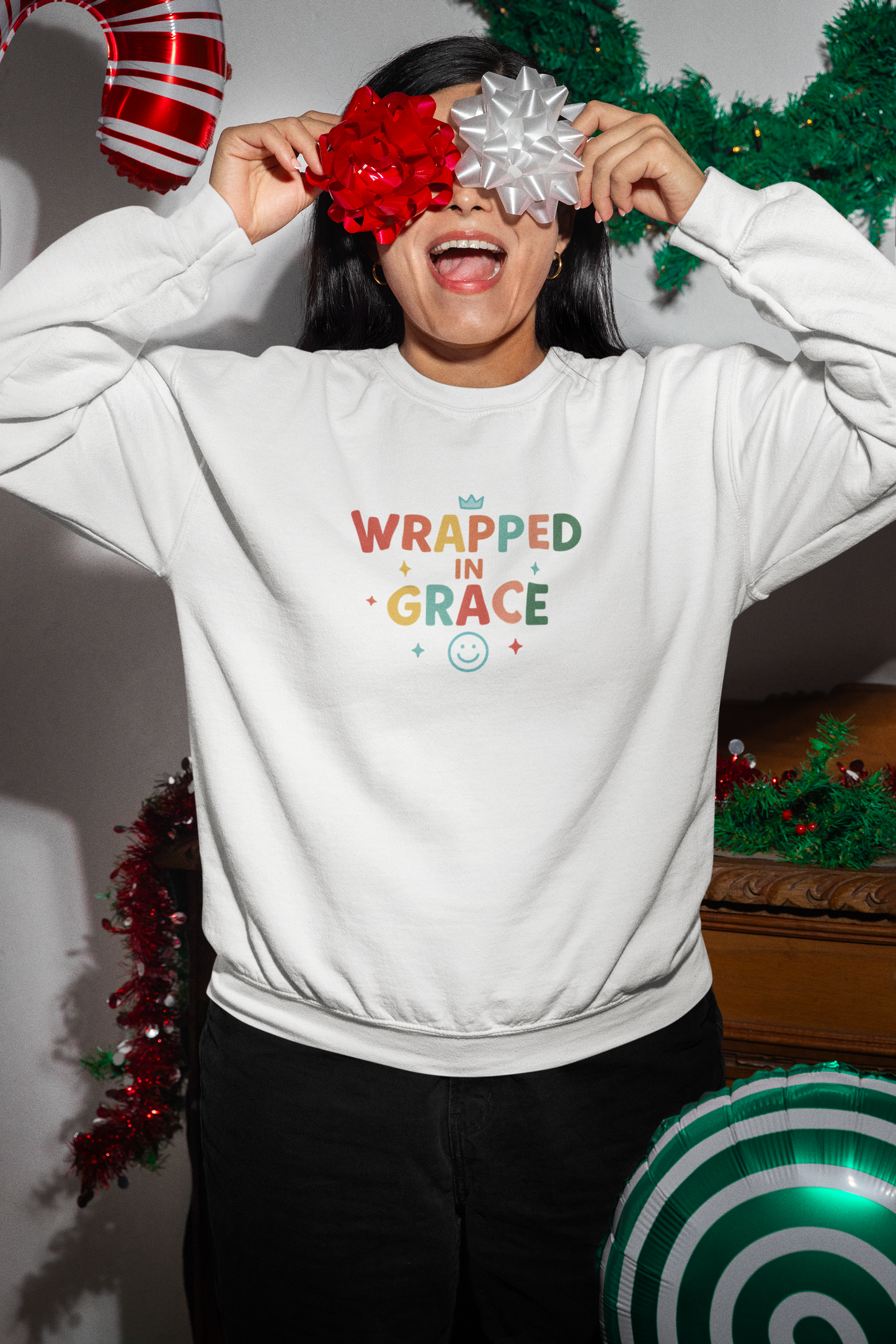 Wrapped In Love | Unisex Oversized Sweatshirt | Echo Collection