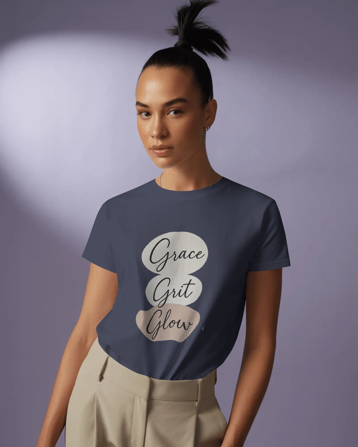 Grace Grit Glory |Unisex Elevated Premium Cotton T-Shirt| Lumina Collection