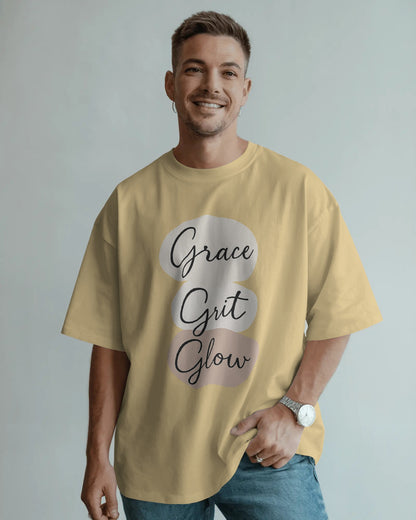 Grace Grit Glory |Unisex Elevated Premium Cotton T-Shirt| Lumina Collection