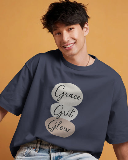 Grace Grit Glory |Unisex Elevated Premium Cotton T-Shirt| Lumina Collection