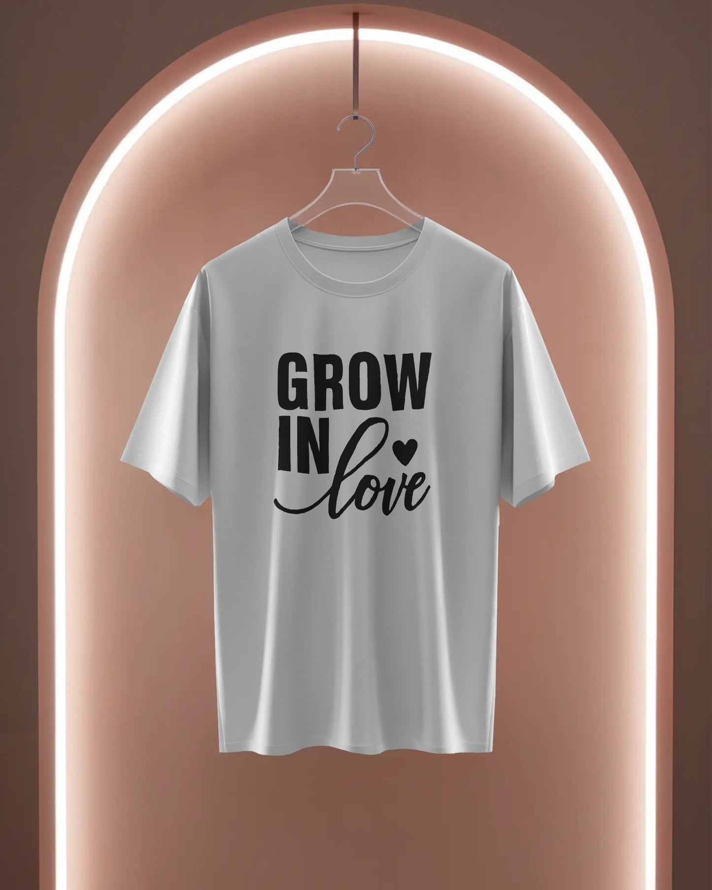 Grow in Love | Unisex Elevated Premium Cotton T-Shirt| Lumina Collection