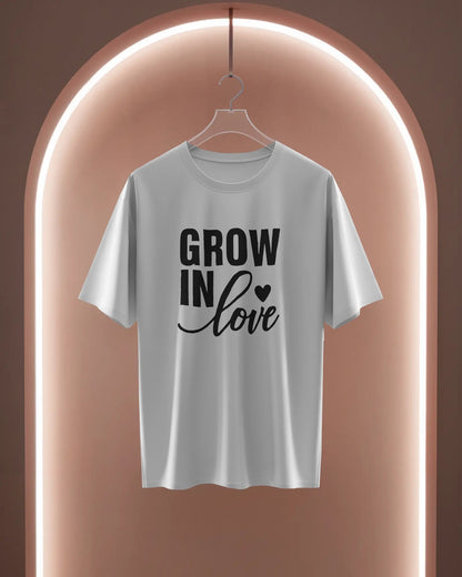 Grow in Love | Unisex Elevated Premium Cotton T-Shirt| Lumina Collection
