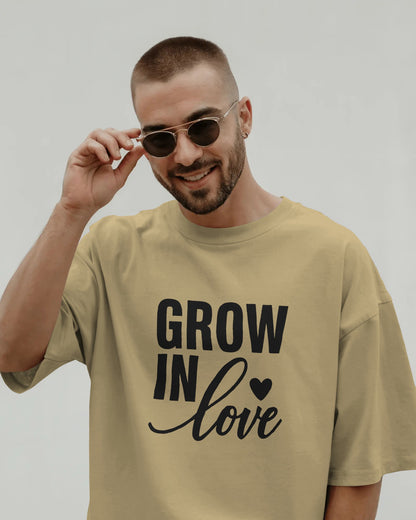 Grow in Love | Unisex Elevated Premium Cotton T-Shirt| Lumina Collection