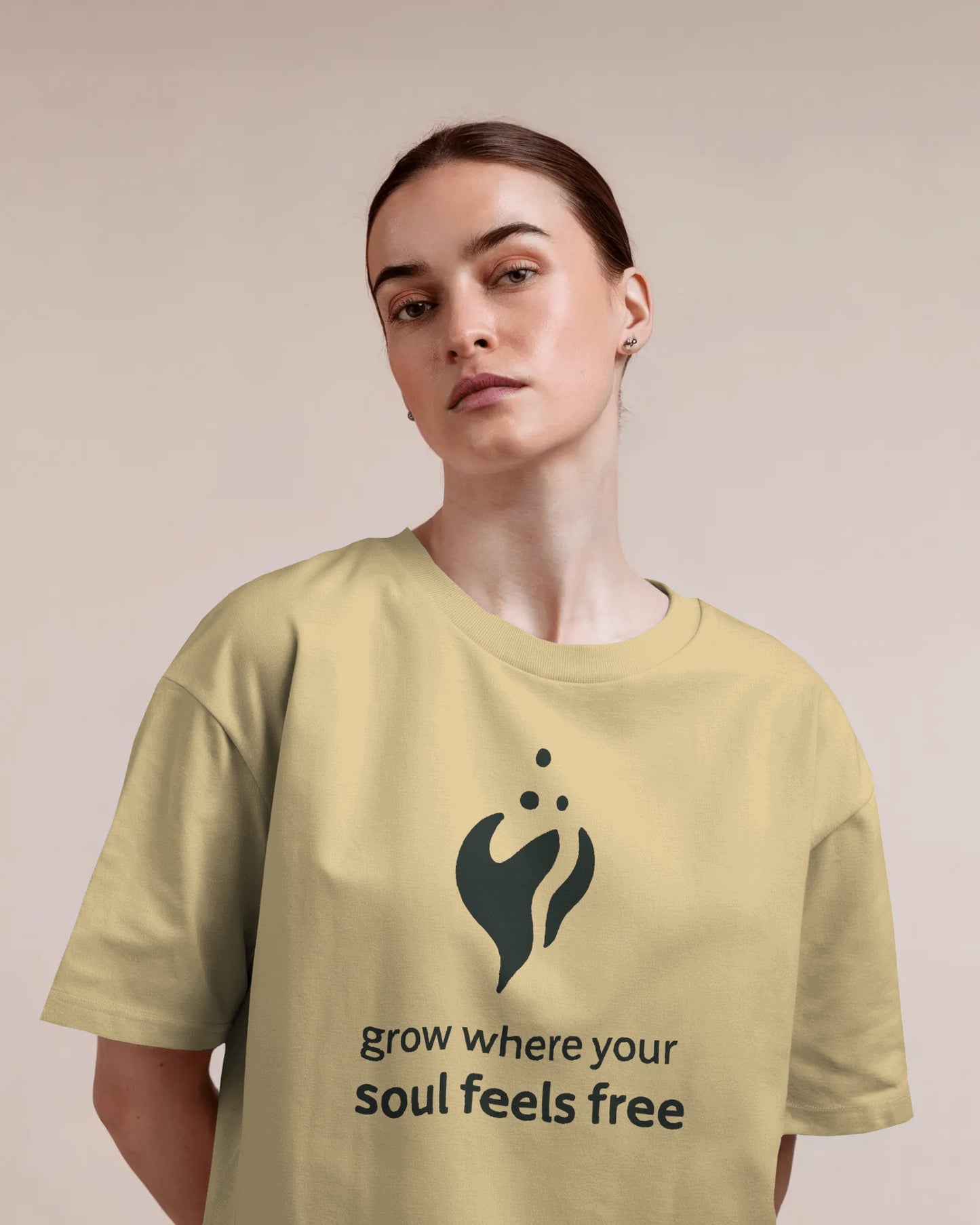 Grow Where Your Soul Feels Free | Unisex Elevated Premium Cotton T-Shirt| Lumina Collection