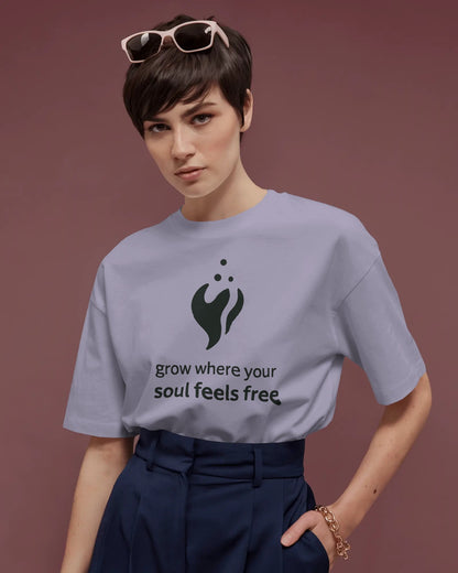 Grow Where Your Soul Feels Free | Unisex Elevated Premium Cotton T-Shirt| Lumina Collection