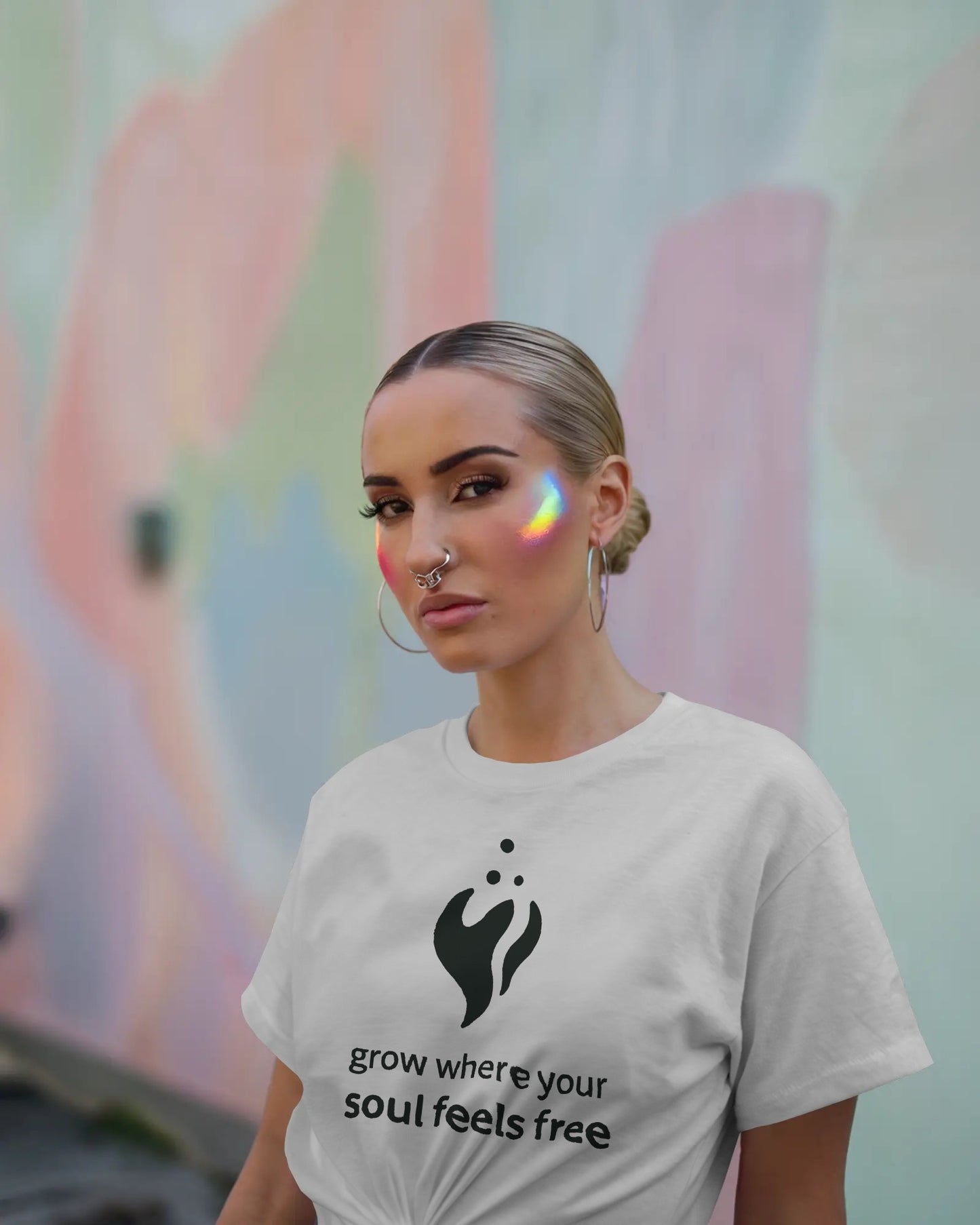 Grow Where Your Soul Feels Free | Unisex Elevated Premium Cotton T-Shirt| Lumina Collection