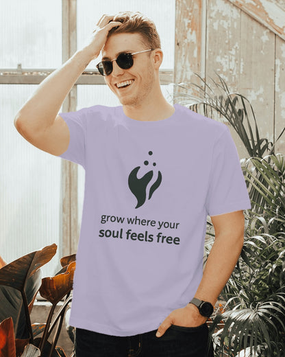 Grow Where Your Soul Feels Free | Unisex Elevated Premium Cotton T-Shirt| Lumina Collection