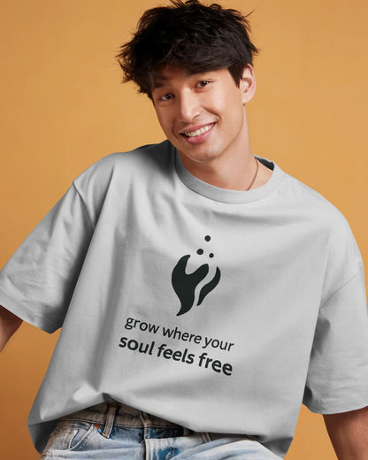 Grow Where Your Soul Feels Free | Unisex Elevated Premium Cotton T-Shirt| Lumina Collection