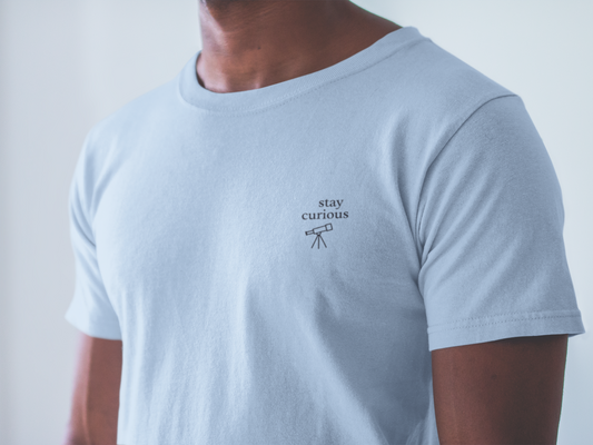 Stay Curious | Unisex Classic Crew T-Shirt| Corner Notes Collection
