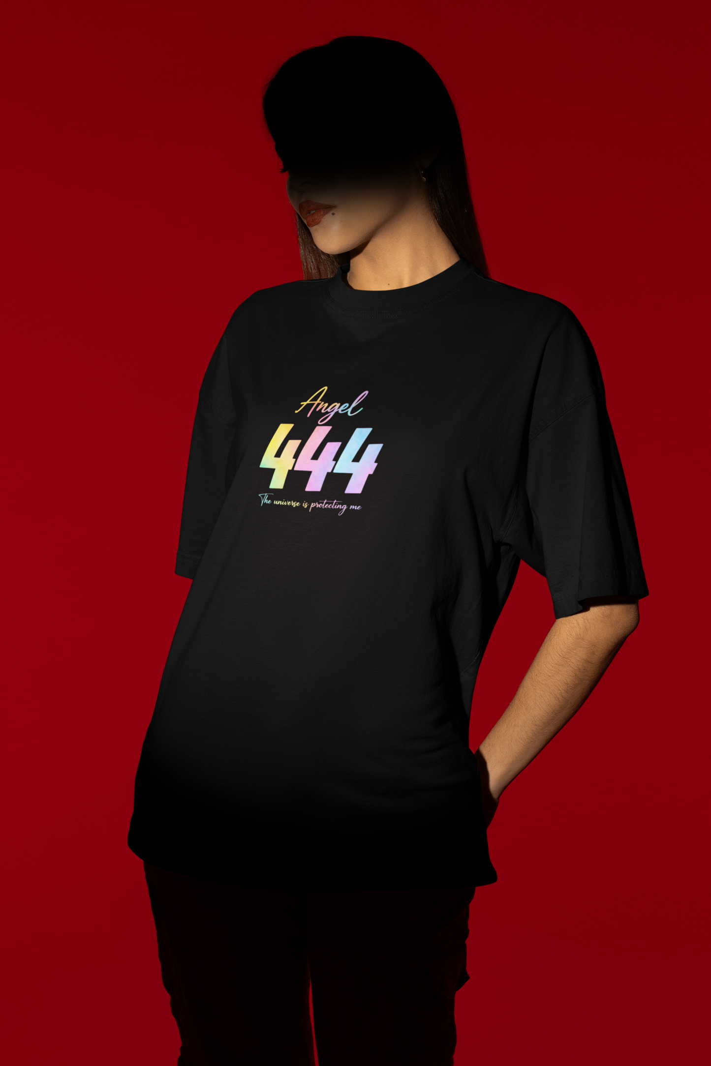 Angel 444 | Unisex Terry Oversized T-Shirt | Colour Escape