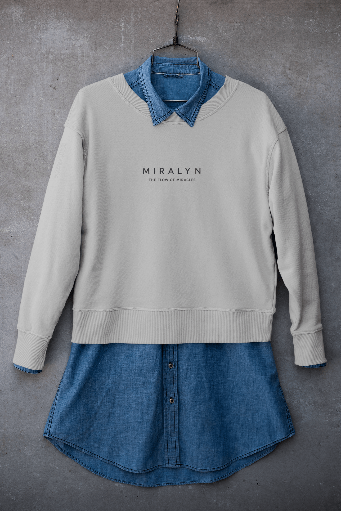 Miralyn | Flow of Miracles | Unisex Sweatshirt | Echo Collection