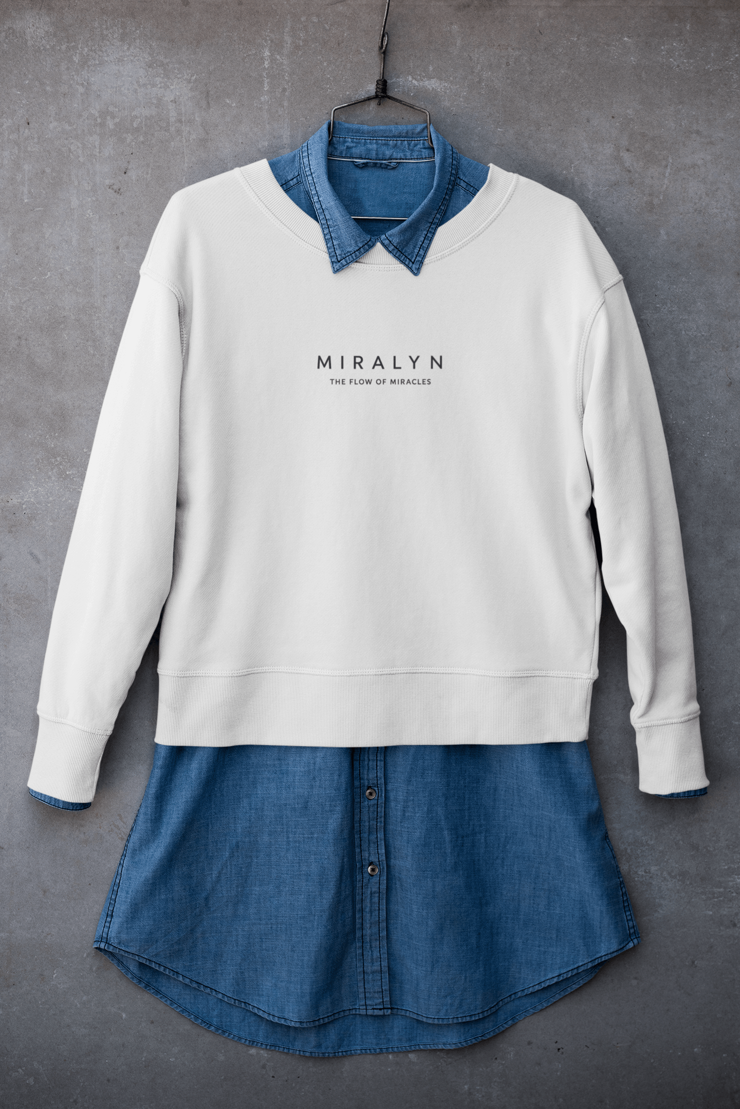 Miralyn | Flow of Miracles | Unisex Sweatshirt | Echo Collection