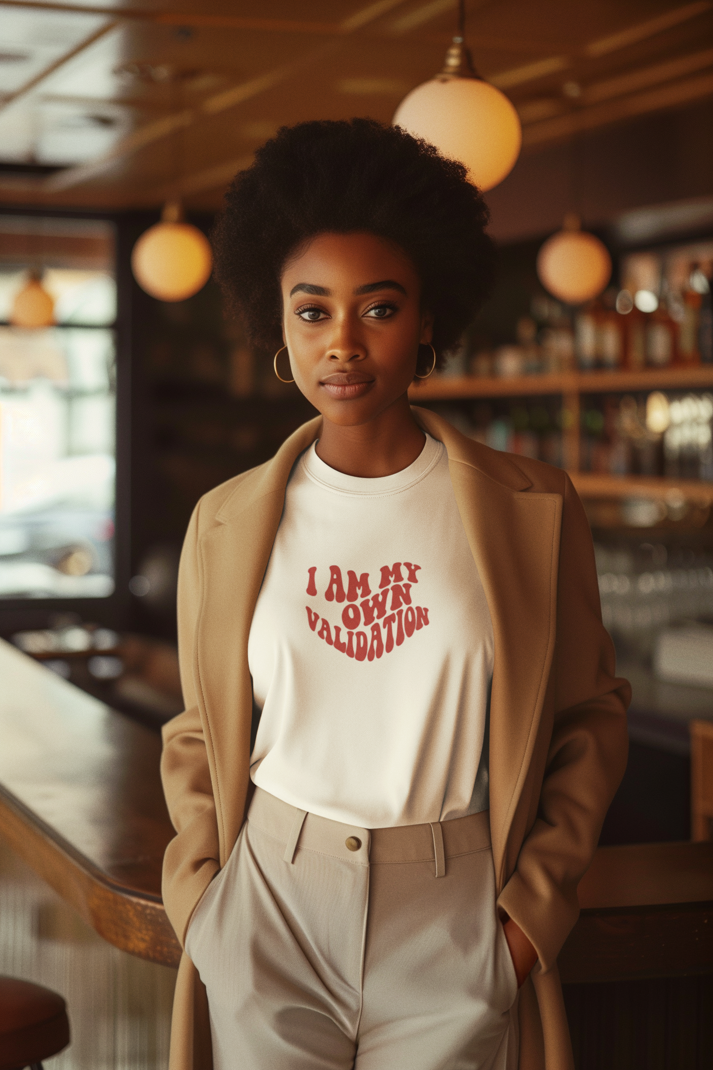 I am my Own Validation | Unisex Terry Oversized T-Shirt | Colour Escape