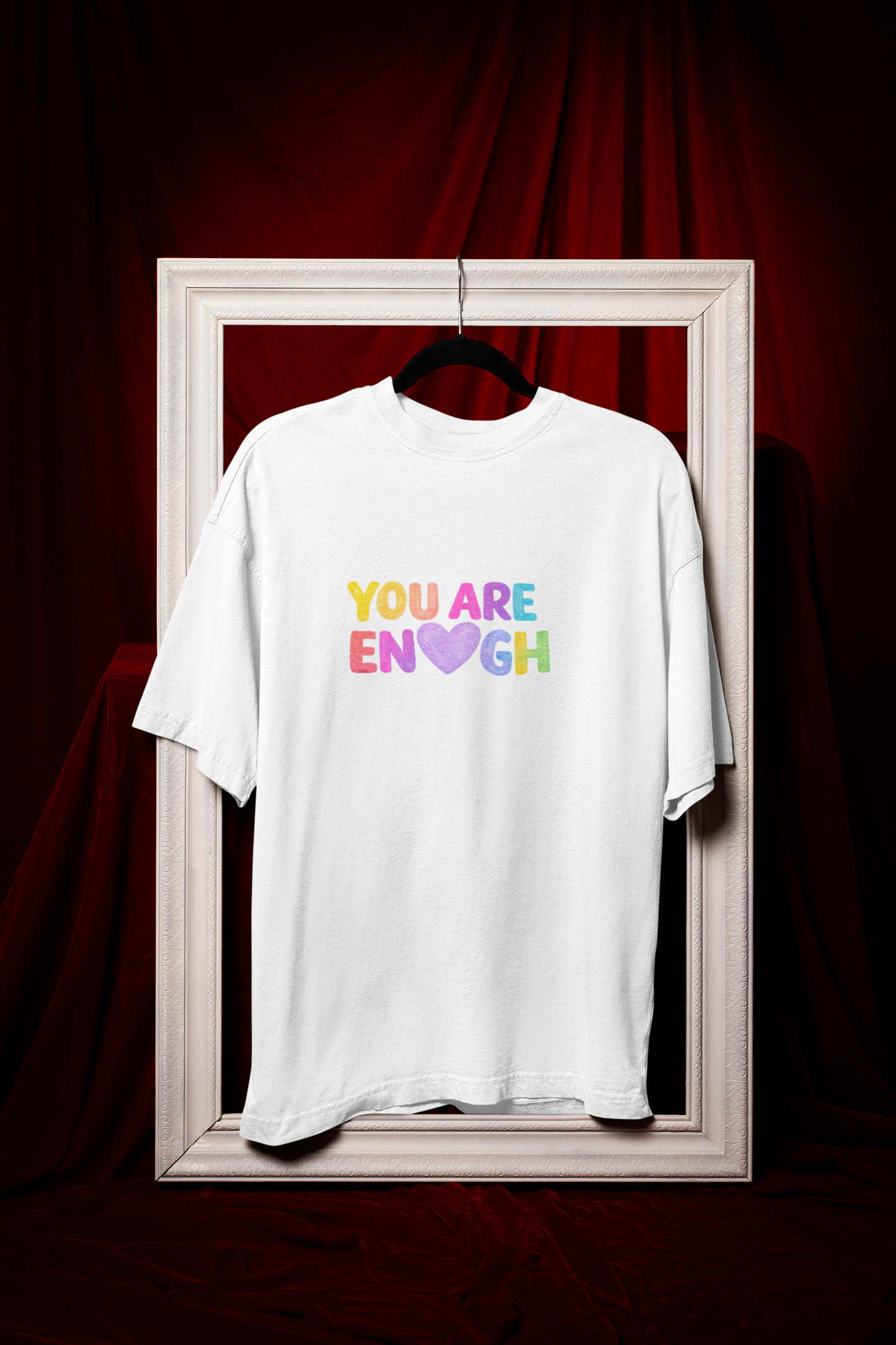 You are Enough | Unisex Terry Oversized T-Shirt | Colour Escape