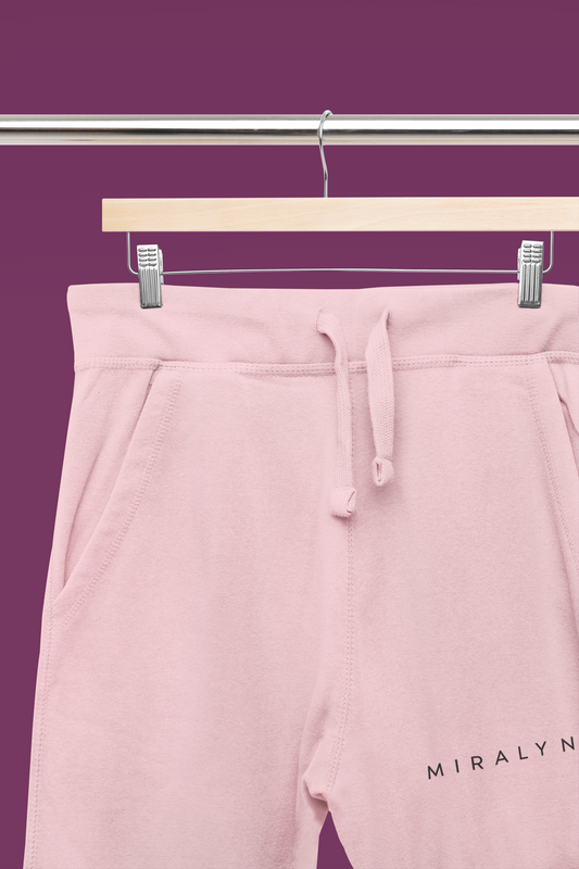 Classic Comfort Unisex Joggers | Quiet Motion Collection | Soft Petal Pink
