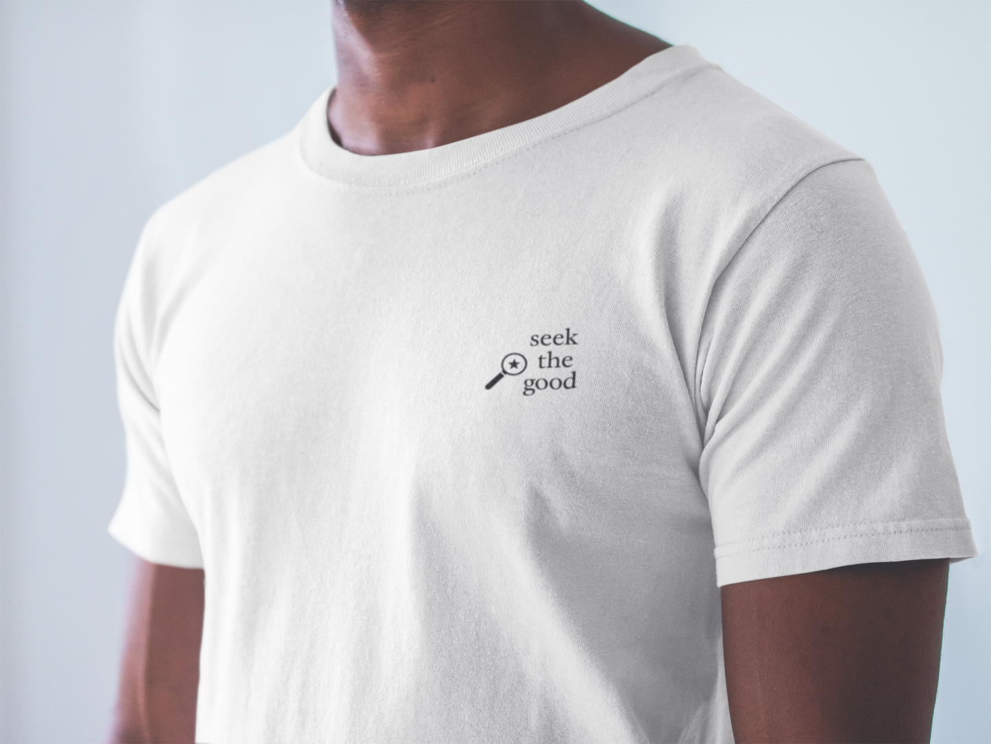 Seek The Good |Unisex Classic Crew T-Shirt| Corner Notes Collection