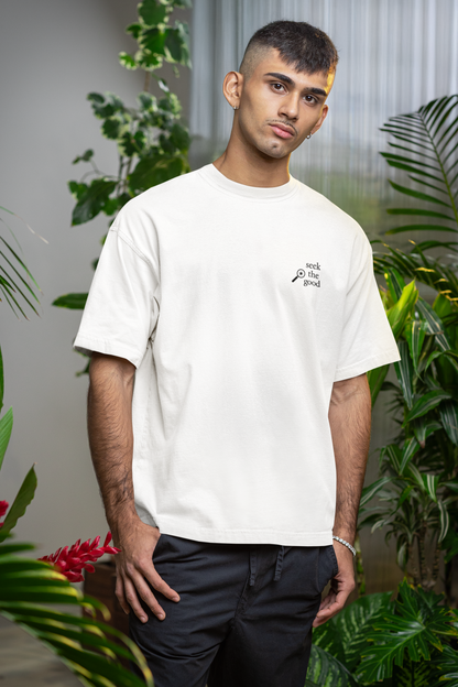 Seek The Good |Unisex Classic Crew T-Shirt| Corner Notes Collection