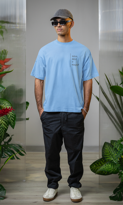 Soul Rest Hustle |Unisex Classic Crew T-Shirt| Healing Escape Collection