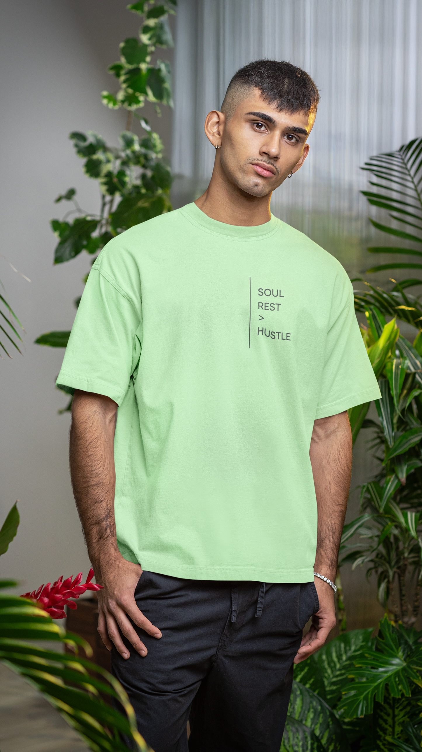 Soul Rest Hustle |Unisex Classic Crew T-Shirt| Healing Escape Collection