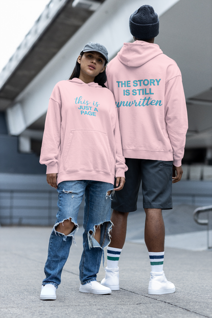 This is just a page| The story is still unwritten |Unisex Oversized Hoodie| Echo Collection