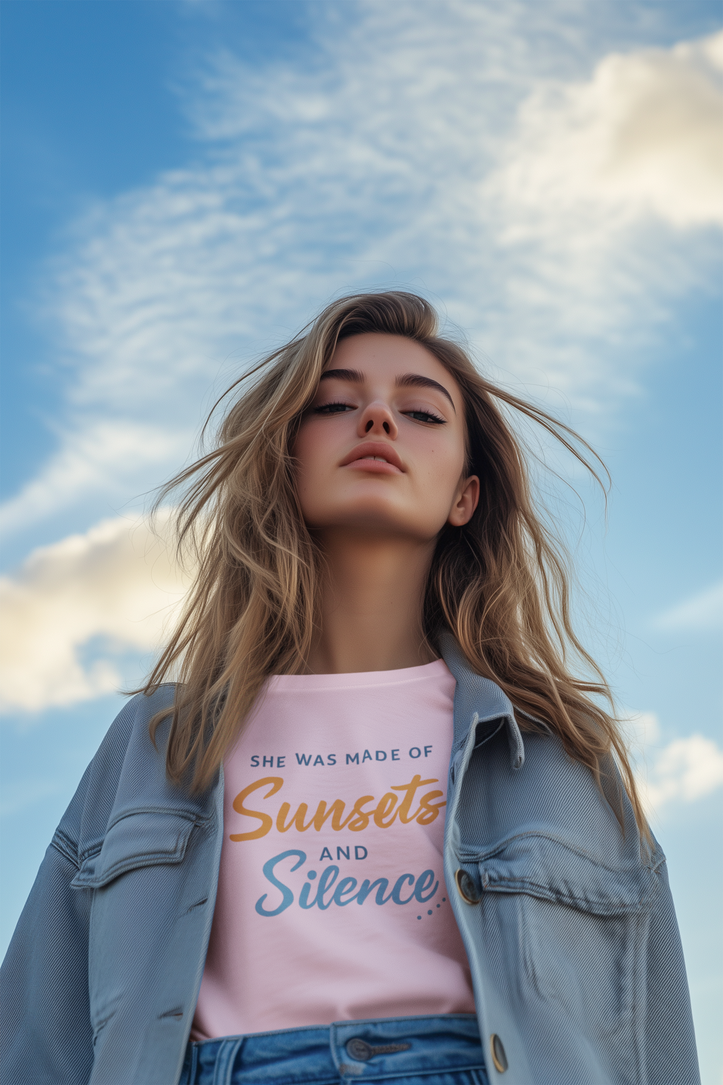 Sunset And Silence | Unisex Oversized Classic T-Shirt| Wander Escape Collection
