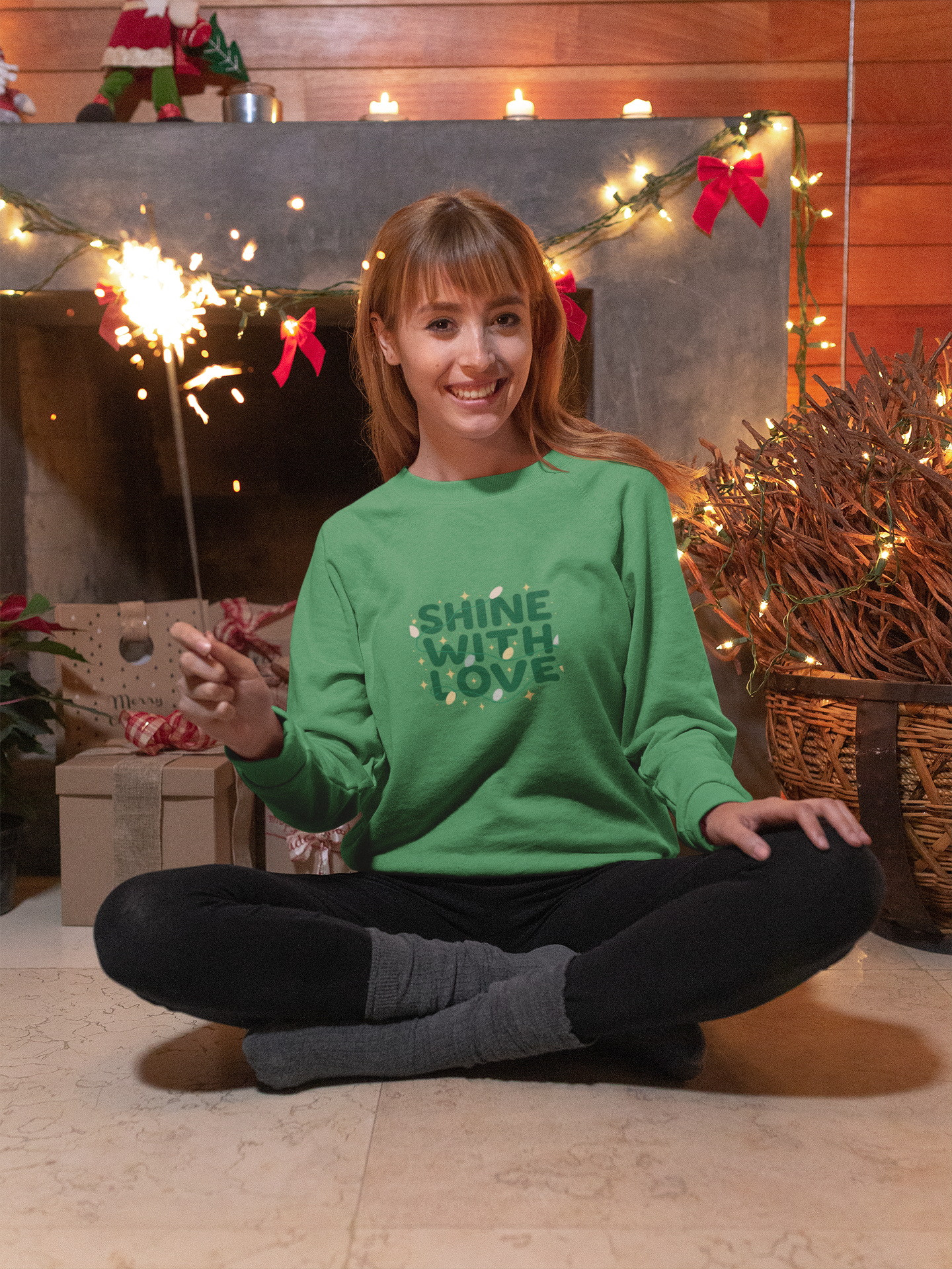Shine With Love | Unisex Oversized Sweatshirt| Echo Collection
